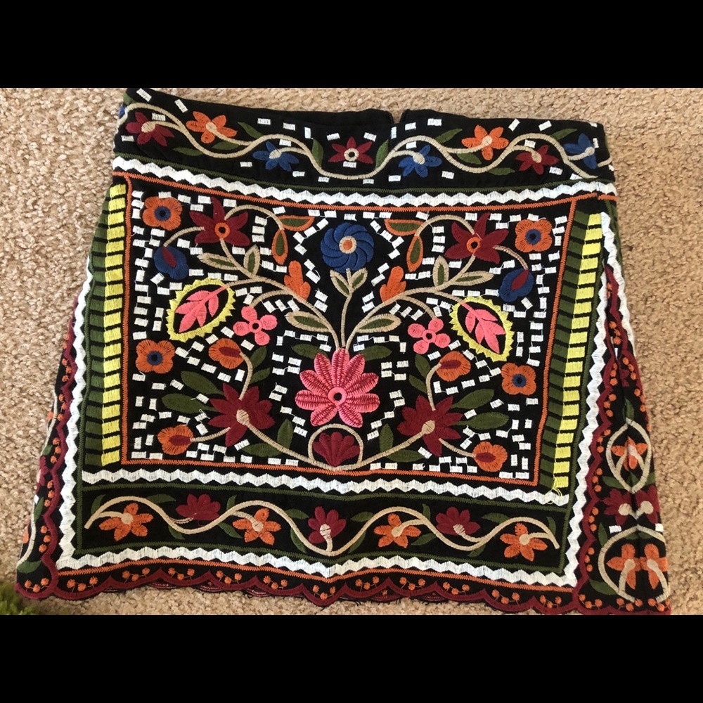 Embroidered Skirt